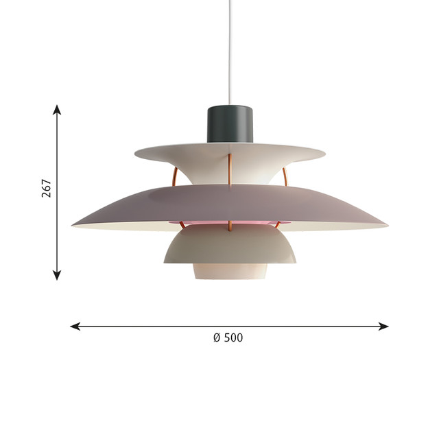 Louis Poulsen 丹麦进口PH5吊灯个性创意书房卧室客餐厅灯