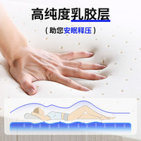 梦神床垫乳胶独袋弹簧床垫宿舍床垫席梦思卷包天际01