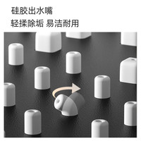 万和花洒套装铜质家用浴室氛围灯数显增压星空顶喷花洒7057款