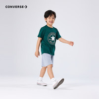 匡威（Converse）匡威儿童装男童短袖T恤2024夏季大童潮牌上衣女童夏装男孩半袖t恤 龙鳞绿 160 /76 【身高152-158cm】