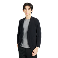 利郎轻时尚男装【超薄空调服】新款西服男锦氨皮肤衣西装外套Q4XKF31