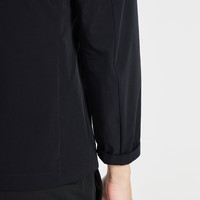 利郎轻时尚男装【超薄空调服】西服男锦氨皮肤衣西装外套Q4XKF31 黑色 180A