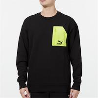 PUMA 简约时尚运动服圆领休闲套头衫男式卫衣