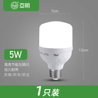 罗翔 纳米球泡 LED灯泡 5W 白光