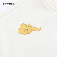 匡威Converse童装男女童卫衣春秋儿童上衣 羽白色 110(4)  110 -4