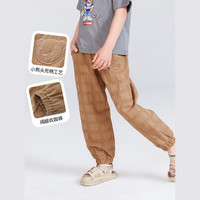 PawinPaw卡通小熊童装年夏季男童儿童裤子梭织防蚊裤舒适 米色/35 160 cm