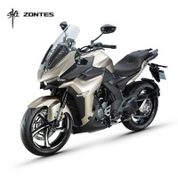 升仕 ZONTES 350X1 2022单摇臂ABS碟刹摩托车 玫瑰金