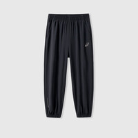 asics亚瑟士童装春夏季男女童舒适轻薄防晒百搭运动防蚊裤 001黑色 150 cm