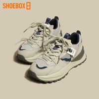 鞋柜捡漏女鞋百搭老爹鞋女2025春夏阿甘鞋子ins百搭 米蓝色 35