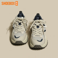 鞋柜捡漏女鞋百搭老爹鞋女2025春夏阿甘鞋子ins百搭 米蓝色 38