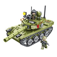 全光辰 quanguangchen 坦克系列军事模型儿童东风装甲车积木拼装玩具男孩礼物 0个 85式坦克款