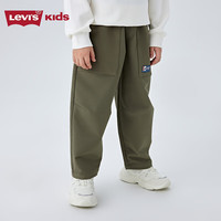 LEVI'S 李维斯童装长裤儿童休闲运动裤男童百搭裤子 卡拉马绿 150/63  150 /63 【身高140-152cm】