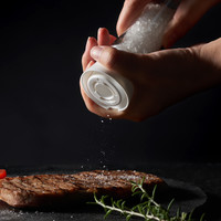 莫顿未加碘海盐研磨盐82g牛排食用盐大粒海盐烤肉西餐炒菜