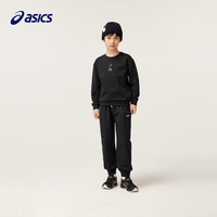 亚瑟士（asics）童装中大童中性款长袖卫衣T恤2024秋日常基础卫衣T恤333241213062 001黑色 160