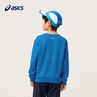 亚瑟士（asics）童装中大童中性款长袖卫衣T恤2024秋日常基础卫衣T恤333241213062 1406蓝色 160