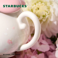 星巴克(Starbucks)杯子 樱花春绽系列马克杯粉白色浪漫咖啡杯 桌面水杯 男女士 马克杯(配杯盖) 355ml