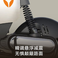 雅迪 Yadea冠能 M6s 电动自行车 新国标高颜值时尚女士通勤代步电动车48V铅酸前碟后鼓电瓶车 颜色到店自选