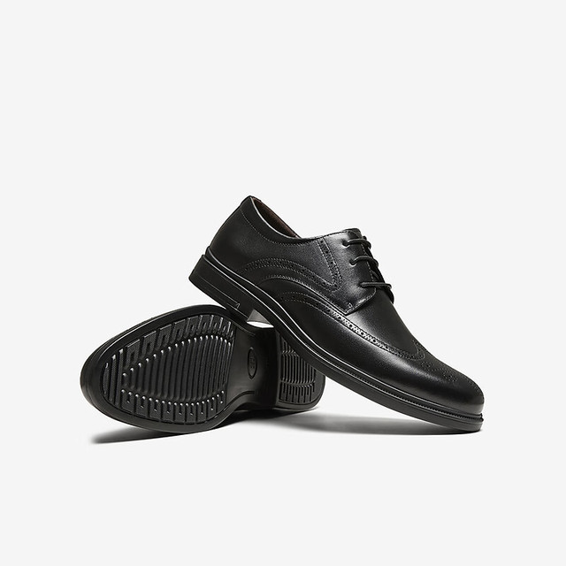 PLUS会员：百思图 简约时尚商务正装皮鞋25002AM5