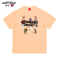 查尔斯桃心 CHARLES JANG'S HAPPY HEART 青少年宠物印花宽松短袖T恤 JTCH4166403