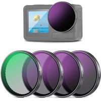 NEEWER纽尔适用大疆Action 5pro滤镜CPL偏振镜运动相机action4/3 nd滤镜ND8/16/32/64减光镜UV镜DJI Osmo配件