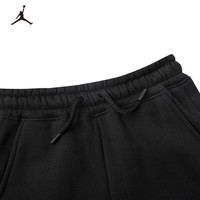 NIKE JORDAN 耐克AJ童装男童保暖加绒长裤冬季儿童针织运动裤 正黑色 160 /69 【身高158-170cm】