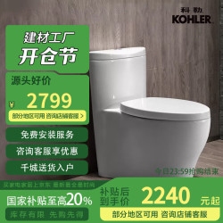 【省710元】科勒卫浴用品_科勒 KOHLER 圣拉菲尔系列 K-3722T+K-18649T 智能马桶套装 305mm坑距多少钱-什么值得买