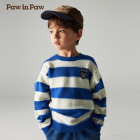 PawinPaw卡通小熊童装2024年秋冬男童圆领毛衣 Blue蓝色/50 160 cm