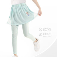 迪士尼（Disney）女童打底裤假两件儿童裙裤新女宝宝春秋洋气运动瑜伽裤子 浅灰 SP97603 140 140cm