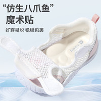 牧童宝宝学步鞋冬季菱格棉鞋男宝宝1-2岁婴幼儿加绒保暖女童鞋子 冰蓝绿7167（镂空单网） 22 根据详情选码