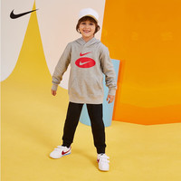 耐克（NIKE）Nike 耐克童装男童针织毛圈长裤春秋儿童休闲运动裤子小婴童 正黑色 110 /50(4T) 【身高98-104】 110/50(4T)