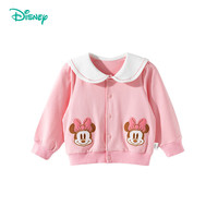 迪士尼宝宝 春季男女童时尚休闲卡通舒适百搭儿童外套 ZD1ES027浪费粉 140