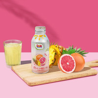 【推】DOLE都乐菠萝西柚 菠萝椰子气泡果汁饮料 400ml 饮品汽水 都乐菠萝椰子气泡果汁400ml*1瓶