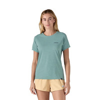 巴塔哥尼亚（Patagonia）Cap Cool 女C1速干印花短袖T恤45365 BTLX-清新蓝 XL
