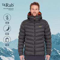 Rab睿坡Nebula pro户外秋冬男士保暖防风连帽透气舒适棉服 QIP-23 暴风蓝TMB L