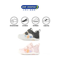 江博士秋季男女幼儿步前鞋 百搭可爱魔术贴鞋 透气宝宝学步儿童鞋 粉红 20 脚长约11.4-11.9