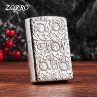 ZORRO佐罗打火机煤油防风爱神之翼圣诞 蝶恋花-版