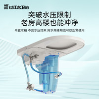 过江龙智能马桶全自动翻盖家用座圈加热无水压限制坐便器M076