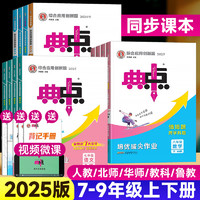 2025版典中点初中七年级八年级九年级上册下册语文数学英语物理化学人教版北师大版华师版初一二同步练习册课课练必刷题教辅资料QS