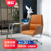 迪欧 DIOUS 办公家具 人体工学电脑椅 老板椅办公椅 DL1701C 双色西皮