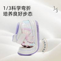 泰兰尼斯春季女童鞋婴儿学步鞋儿童休闲运动鞋防滑软底宝宝鞋 白/彩 25 内长16.0/适合脚长15.0