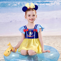 迪士尼美人鱼公主儿童泳衣宝宝女童2025小童可温泉游泳衣女孩泳装 白雪公主【连体裤】卡码拍大 110 【高110-120cm重40-50斤】