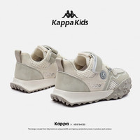 Kappa Kids卡帕儿童运动鞋男童夏季透气网面休闲轻便中大童跑鞋女 米色 27 /内长17cm适合脚长16cm