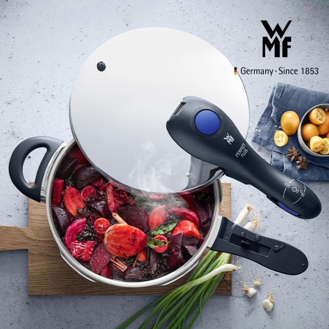 PLUS会员：WMF 福腾宝 Perfect Plus系列 快易锅 6.5L V2（MIF底标）