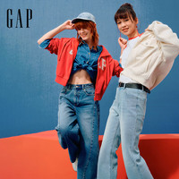 Gap女装2025春季美式胶印logo连帽卫衣经典款休闲外套761039 红色 S (160/80A)亚洲尺码