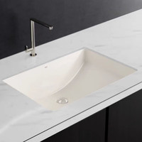 和成卫浴 HCG 陶瓷方型L4057台面下脸盆洗面盆洗手池