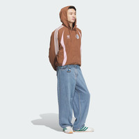 adicolor复古连帽外套男装春季adidas Originals阿迪达斯三叶草 蓝色 2XL