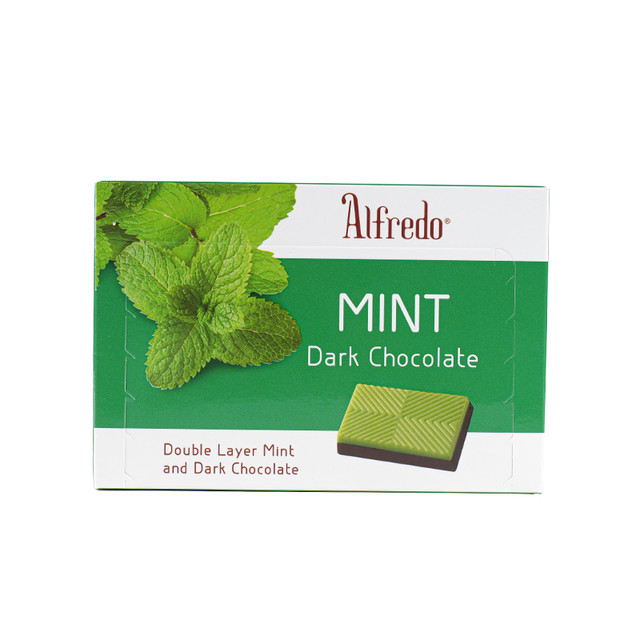 88VIP：爱芙 Alfredo 薄荷味双层黑巧克力 132g 盒装