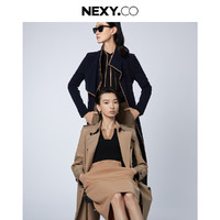 奈蔻 NEXY.CO 女士长袖衬衫 春季休闲通勤系带柔软舒爽