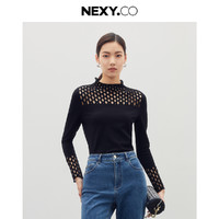 限尺码：奈蔻 NEXY.CO 春季气质时尚小众设计感长袖上衣女