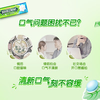 88VIP：绿箭 WRIGLEY 箭牌 DOUBLEMINT 绿箭 WRIGLEY 箭牌 DOUBLEMINT 绿箭 无糖薄荷糖果茉莉花茶味约35粒23.8g铁盒装休闲零食便携吃货